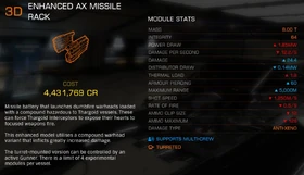 Enhanced AX Missile Rack