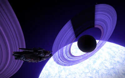 Binary ring planets of HIP 38064