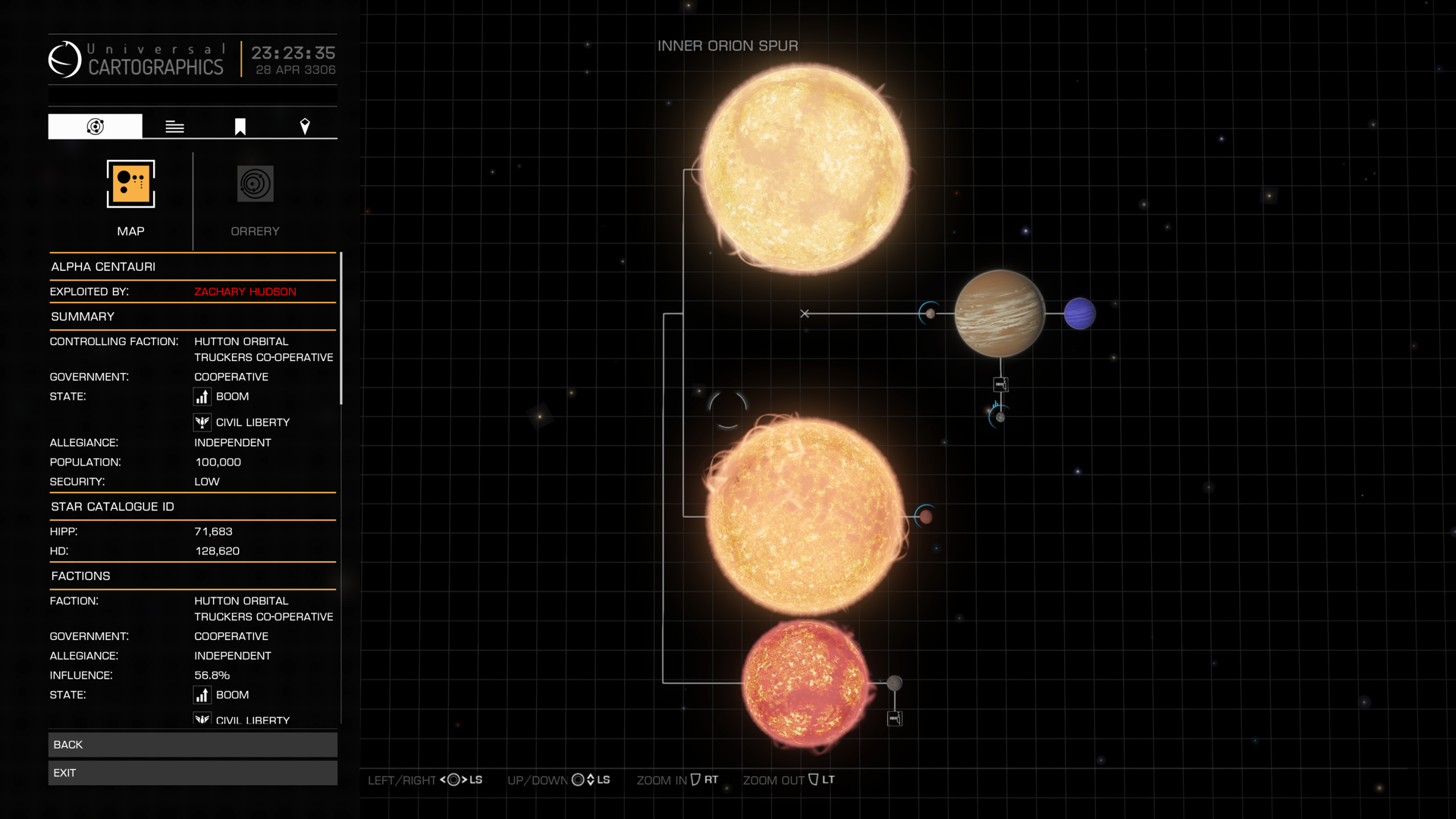 the star alpha centauri b