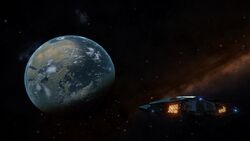 Terrestrial planet and a Cobra