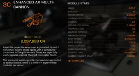 Enhanced AX Multi-cannon