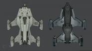 Dorsal and ventral views of the Alliance Chieftain