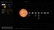 Trappist-1 system map