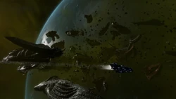Thargoid Titan Graveyard
