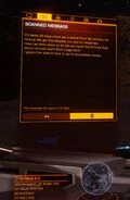 Ship scan at crashed ship tip off