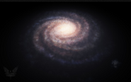 Milky Way galaxy in Elite