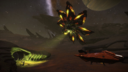 Thargoid Interceptor scanning