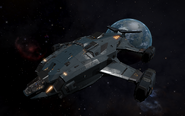 Alliance Crusader in space