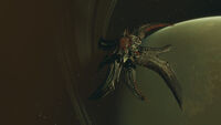 Thargoid Hunter Glaive Front
