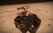 Ground based defence turret anti-ship version