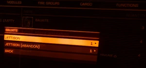 Jettison Cargo Options