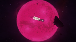 Пост перехвата в Taurus Dark Region UY-R b4-0, скопление астероидов B A Belt Cluster 5
