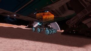 Положення транспорту під люком Krait Phantom