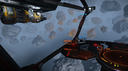 Mining laser and Krait Phantom cockpit