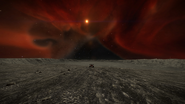 Вид на туманность IC 4604 Nebula с планеты