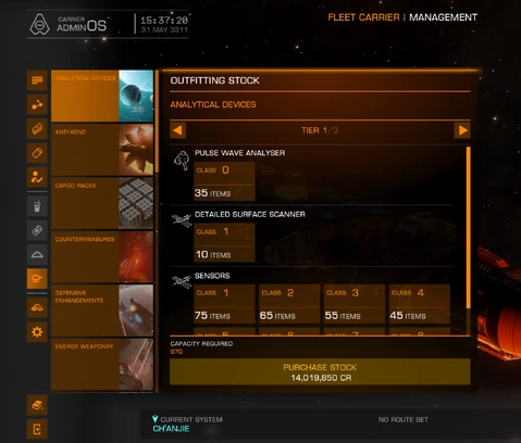 Service management UI