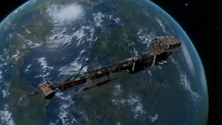 Спасательный корабль «Rescue Ship Bertschinger» в системе Tarach Tor