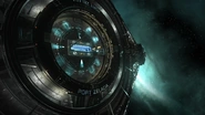 Coriolis station closeup