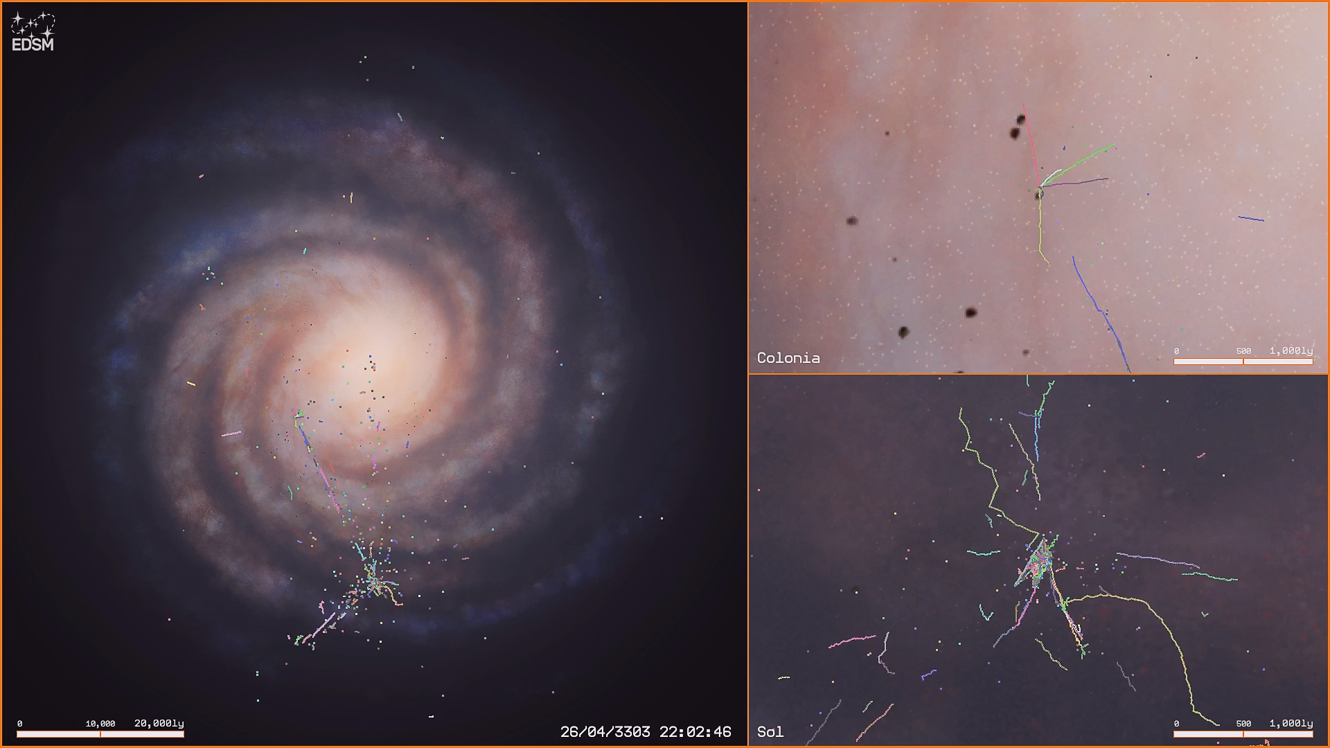 earth in milky way galaxy map