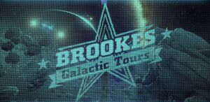 Brookes Galactic Tours - poster