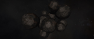 A cluster of Solid Mineral Spheres