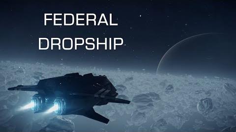 Introducing Federal Dropship in "Need for Speed" style - Elite Dangerous Short cinematic