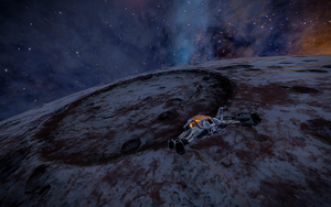 Planet-Crater-Ship