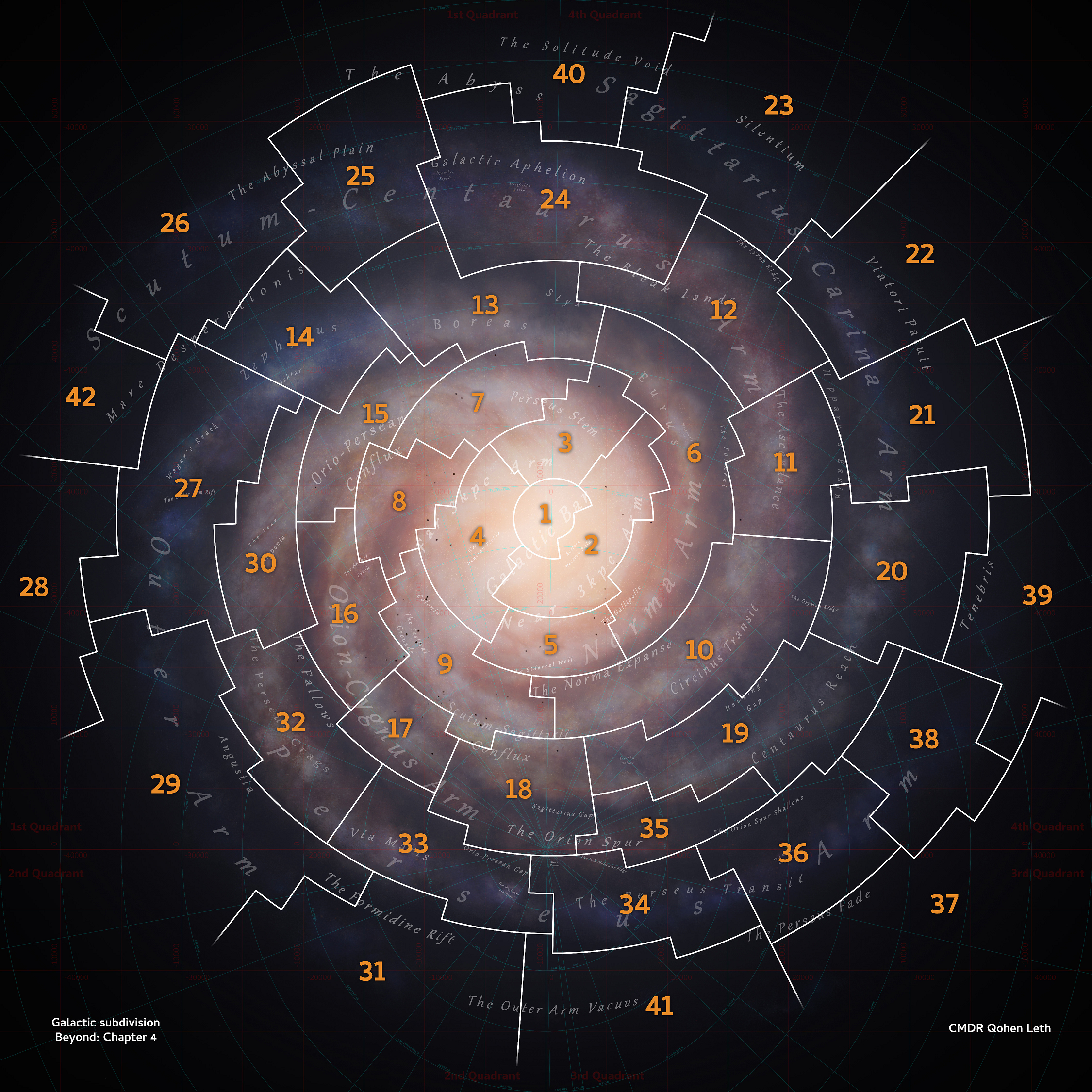 known galaxies map