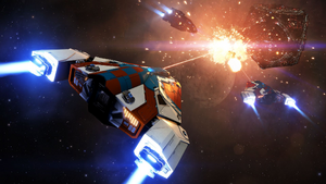 System Authority Vessels destroying a target