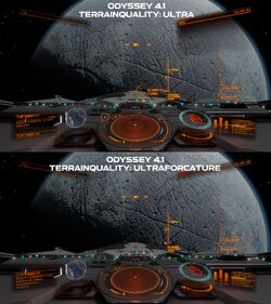 Settings menu - Elite: Dangerous