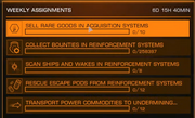 Sample PowerPlay 2.0 weekly missions