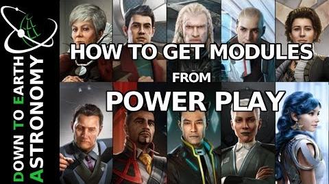 How to get special modules from Power Play in Elite dangerous