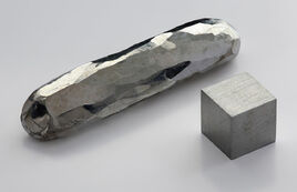 Cadmium-crystal bar