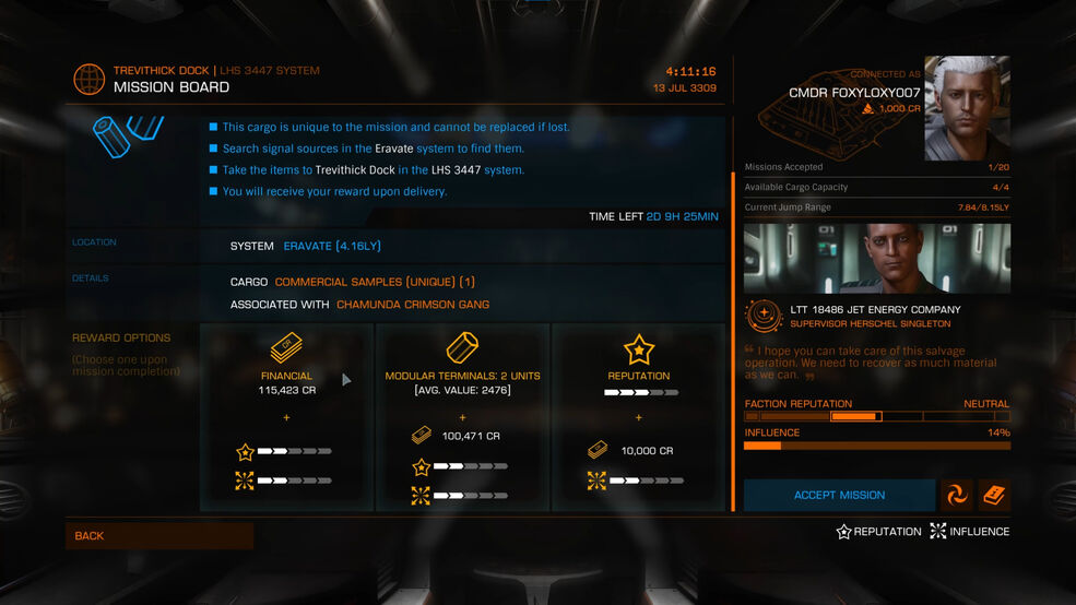 Mission Board | Elite Dangerous Wiki | Fandom