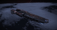 Farragut-Class Battle Cruiser near the surface