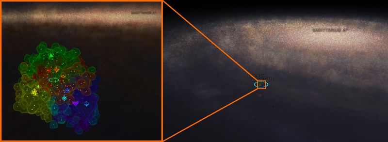 Bubble in galaxy