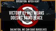 Наглядная агитация Операции Wych Hunt