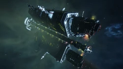 The disabled megaship Carson's Spring