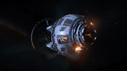 Obsidian Orbital in the immediate aftermath of a Thargoid attack