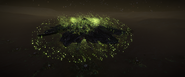 Thargoid Interceptor Particle Cloud at Barnacles