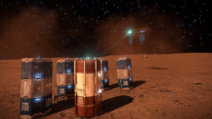 Cargo Canisters Planet Surface 01