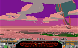 Planetary landing in Frontier: Elite II