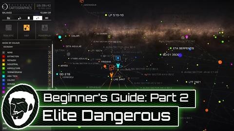 A Beginner's Guide to Elite Dangerous - Part 2 - Galaxy Map Tutorial