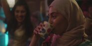 Nadia drinking at Samuel's party S01E03