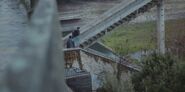 Omar and Ander on the Bridge of Los Arroyos Reservoir S01E02