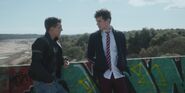 Ander and Christian talking on the Bridge of Los Arroyos Reservoir S01E01 (2)
