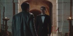 Omar meets Ander outside Marquesado de Caleruega Winery S01E04