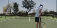 Ander playing tennis at Las Encinas S01E05