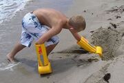 Handtrux-backhoe