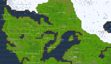 The Puppy Cave is directly east of Vernis.